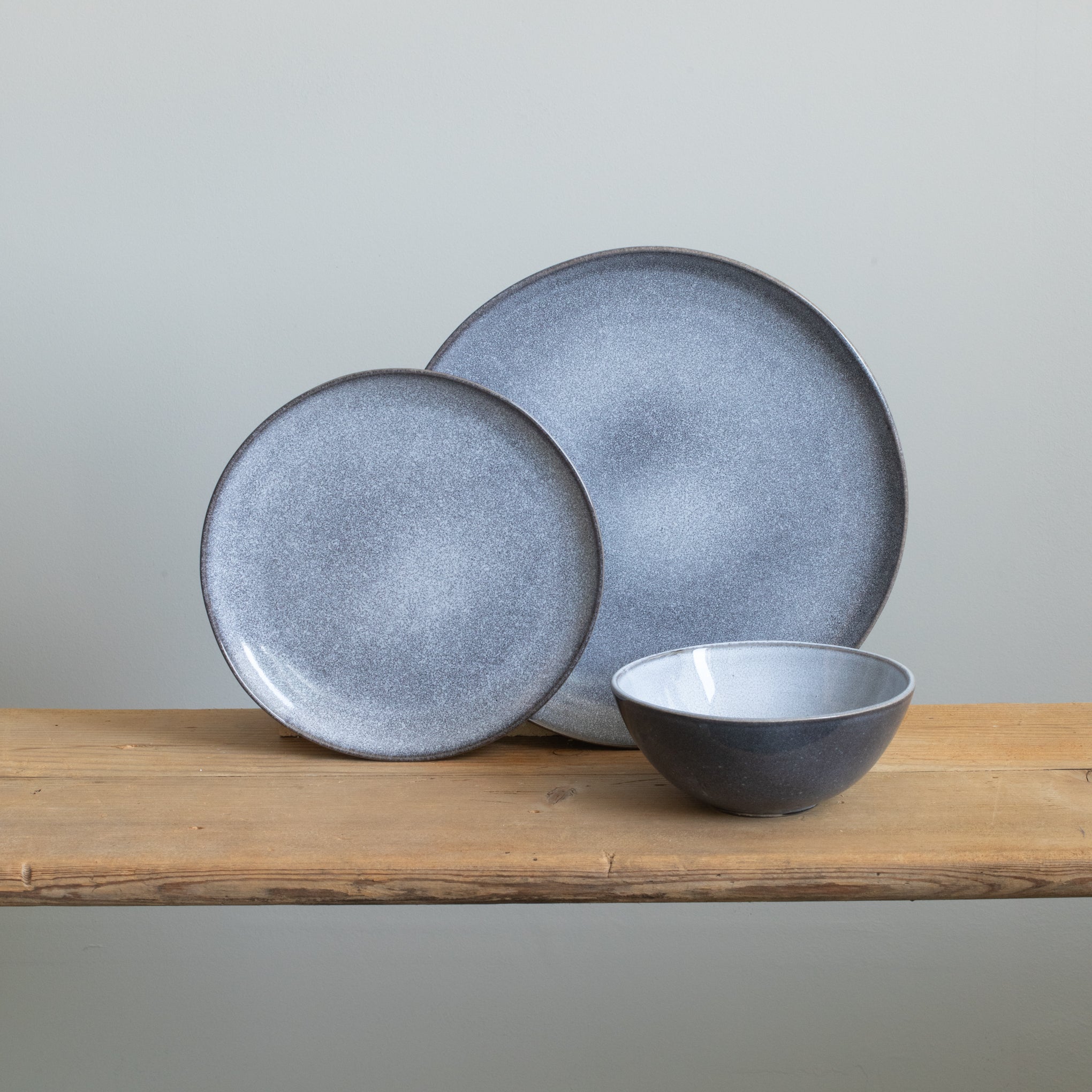 Basic Geschirr Set Blue Sand 12-teilig
