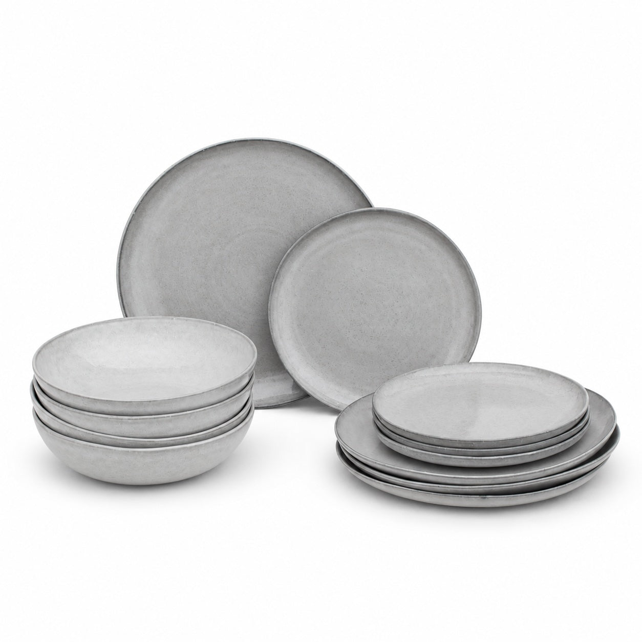 Pasta Geschirr Set Midnight Grey 12-teilig – Atelier Agave