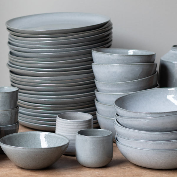 Handmade tableware sets ceramic organic shapes high quality single piece