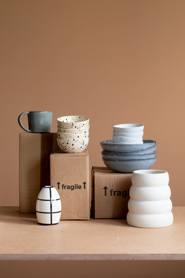 Ceramic products to give away - jugs, vases, candles, wooden boards, tableware, candlesticks, scented candles