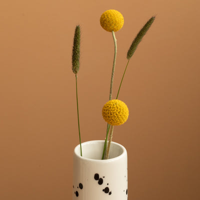 Chimney Small" vase Black Dots