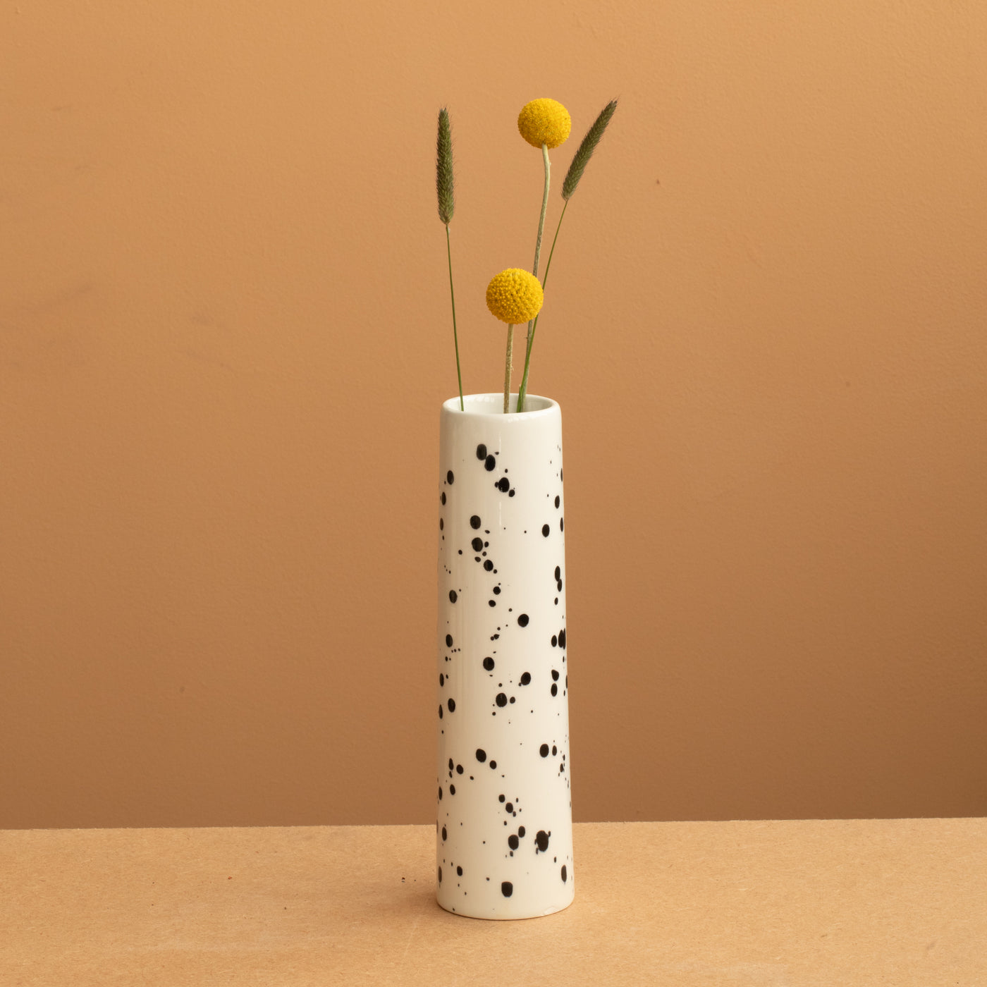 Chimney Small" vase Black Dots