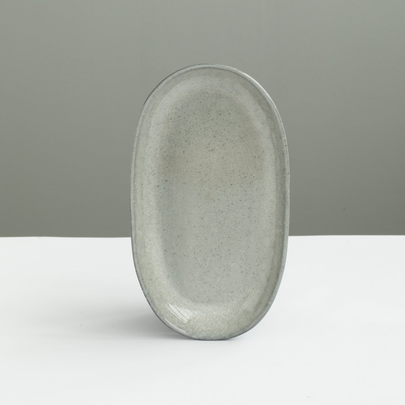 Oval plate 22cm Midnight Grey