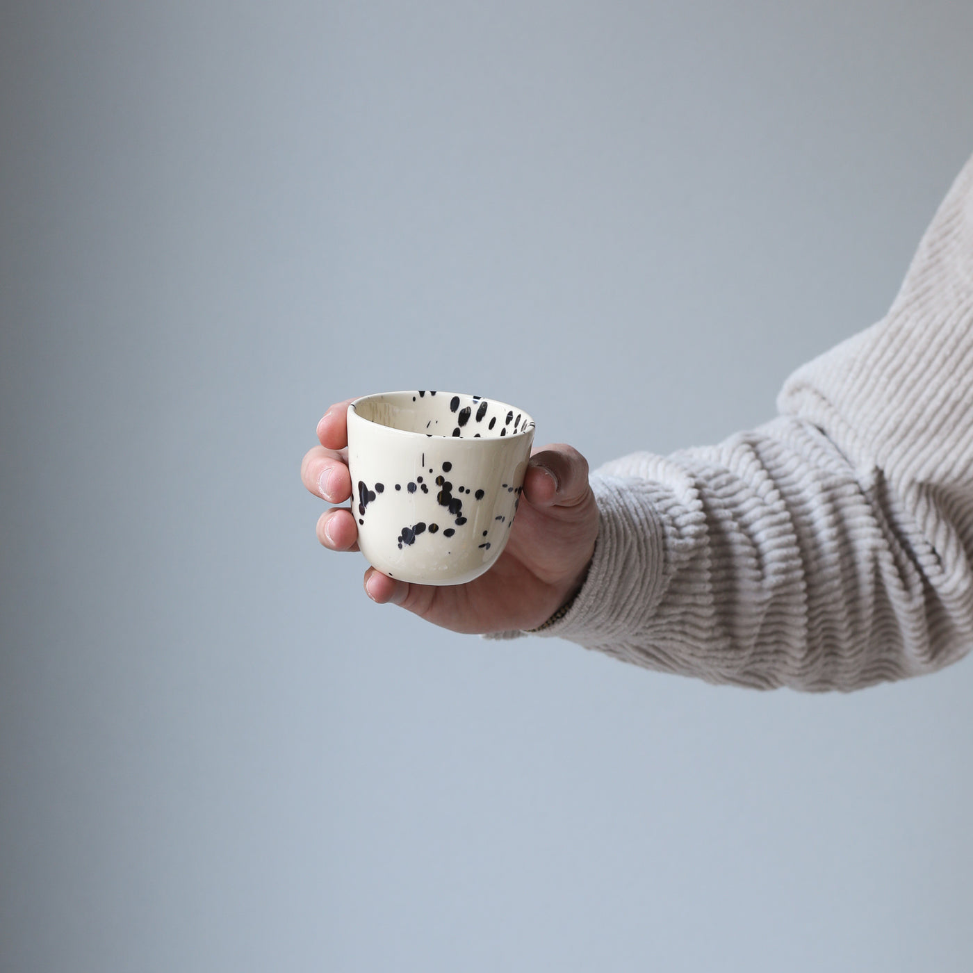 Cappuccino Mug Black Dots