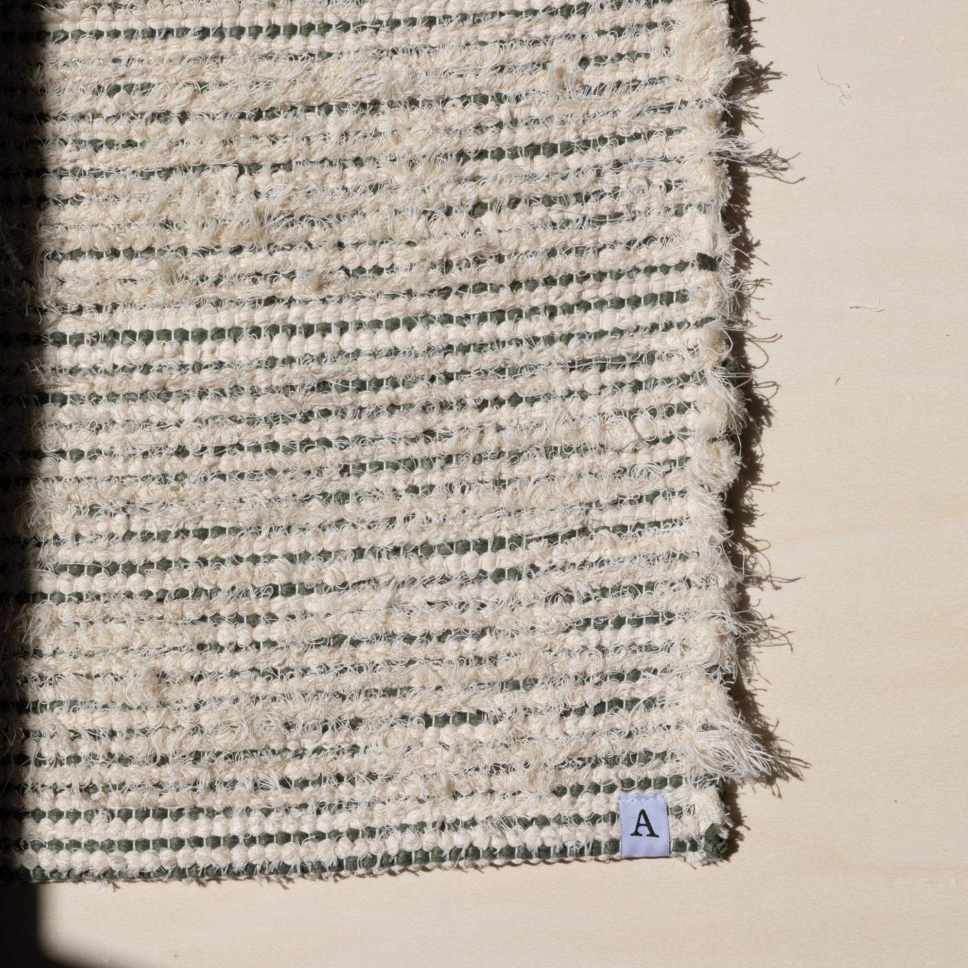 Tea - Hand-woven rug made from upcycled cotton 60x90cm