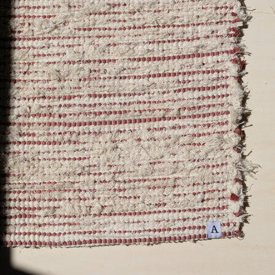 Tea - Hand-woven rug made from upcycled cotton 60x90cm