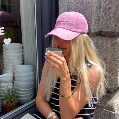 Cap "strawberry matcha"