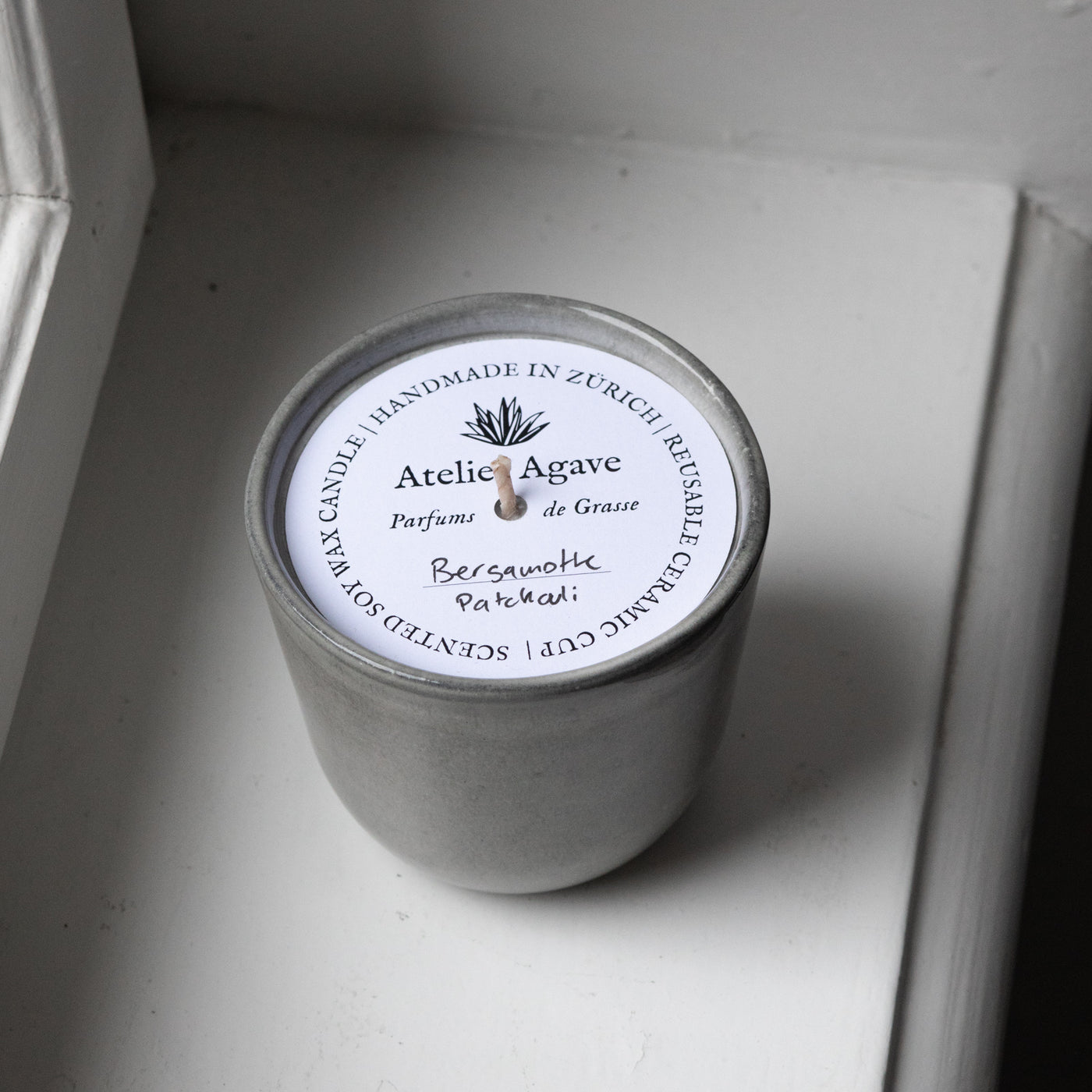 Bougie parfumée Bergamote Patchouli (en Cappuccino Cup)