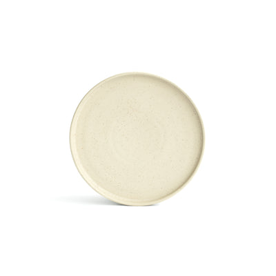 Petite assiette (bord droit) Speckled Beige