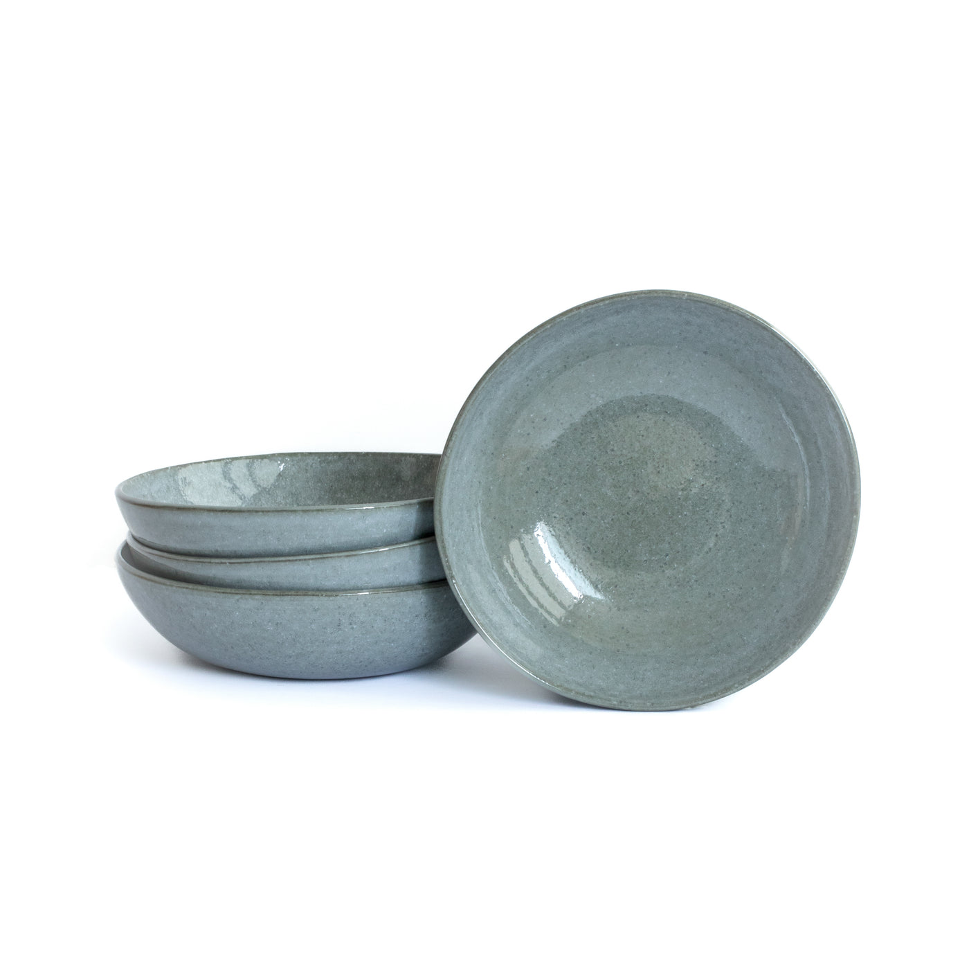 Grande assiette ronde pour pâtes Stormy Sea
