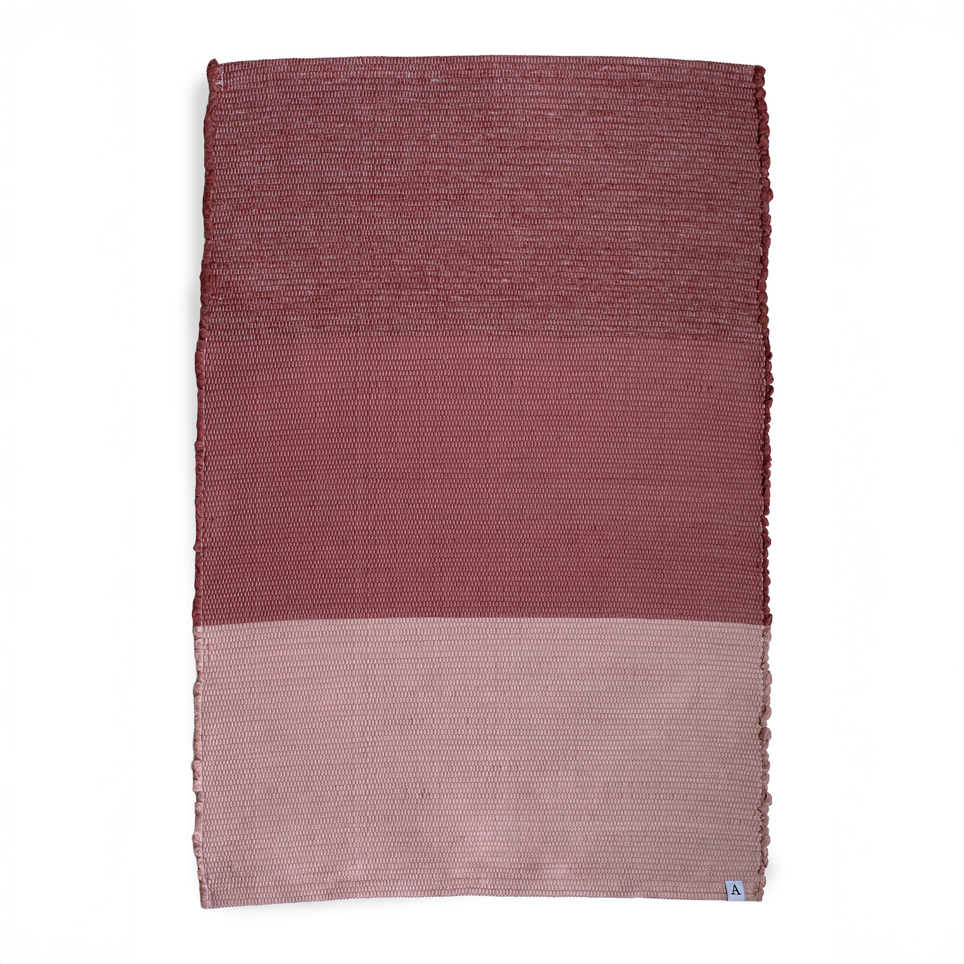 Noa - Tapis 3 couleurs en coton upcyclé 60x90cm