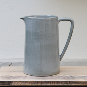 Gris-bleu Pichet d'eau Pichet de thé grand 2l grès céramique argile