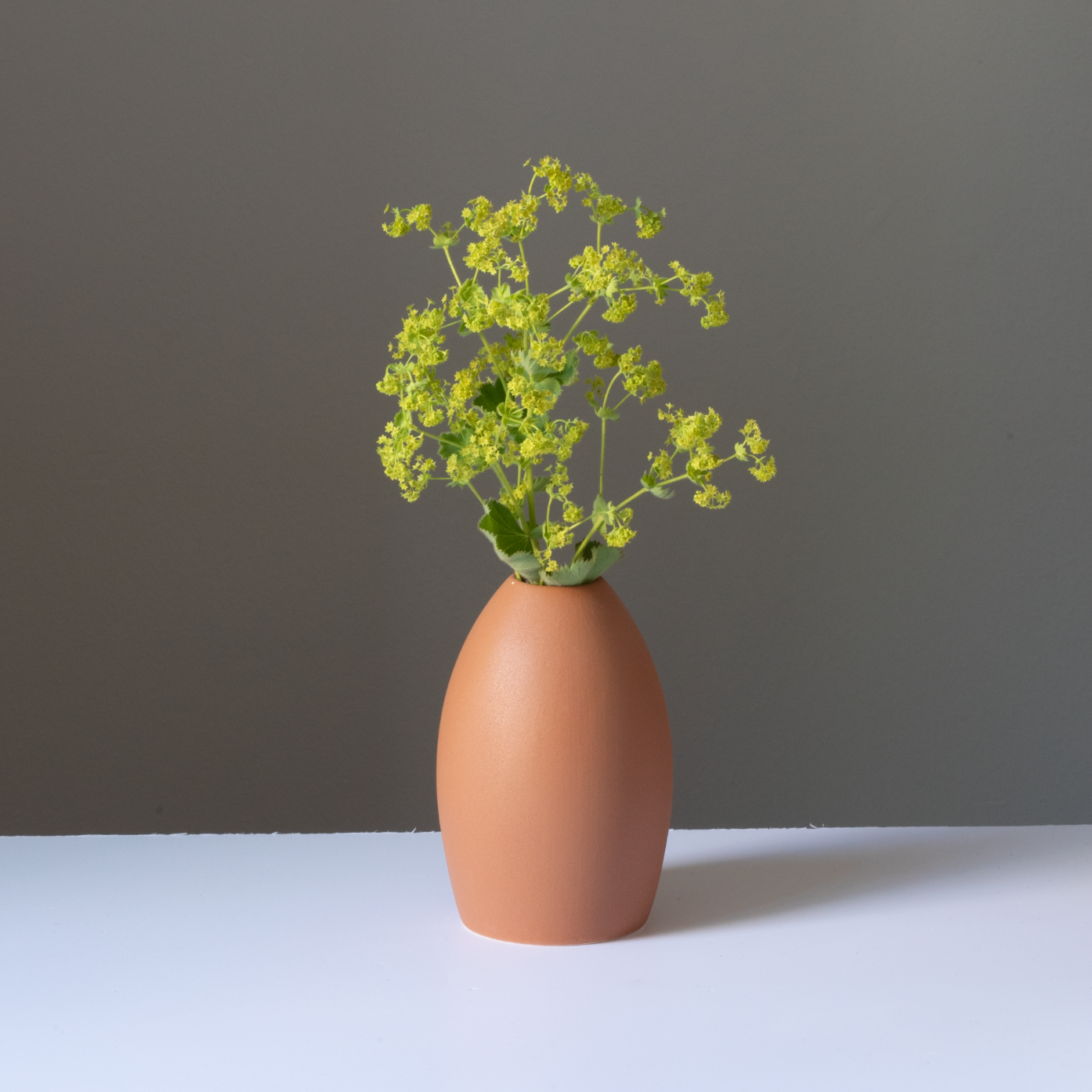 Egg" terracotta vase