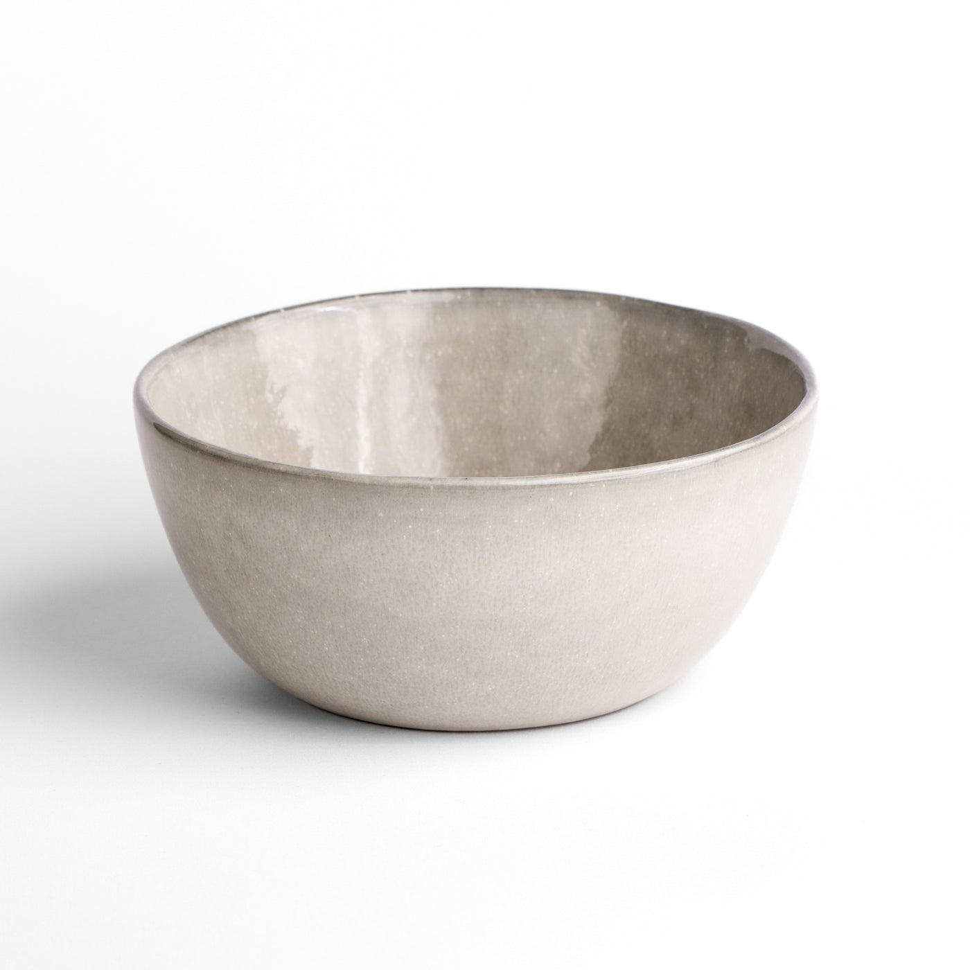 Hauptspeisen Bowl für Poke oder Curries in rekativer grauer Glasur
