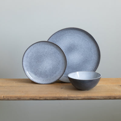 Basic Geschirr Set Blue Sand 12-teilig