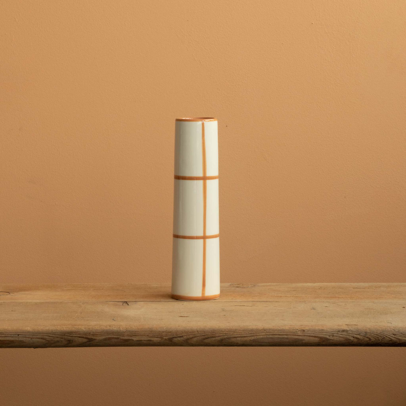Chimney Small" vase Striped Terra