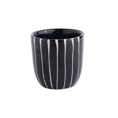Espresso Becher Striped Black
