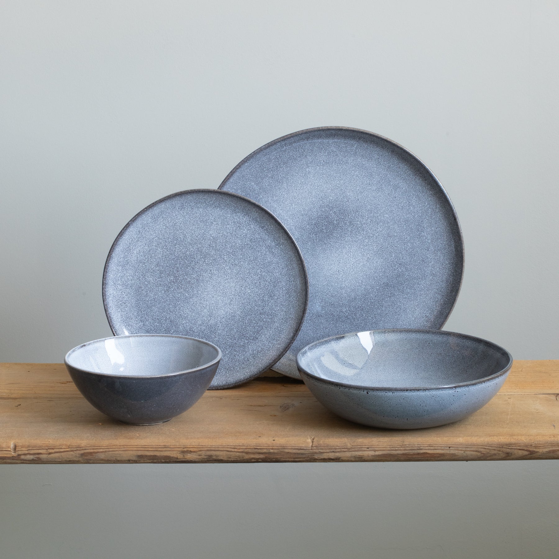 Geschirr Set komplett Blue Sand 16-teilig