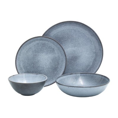 Geschirr Set komplett Blue Sand 16-teilig