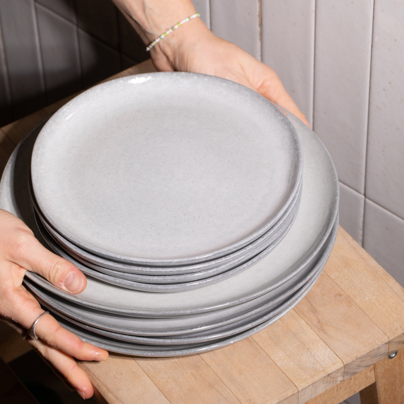 Teller Set Midnight Grey 8-teilig