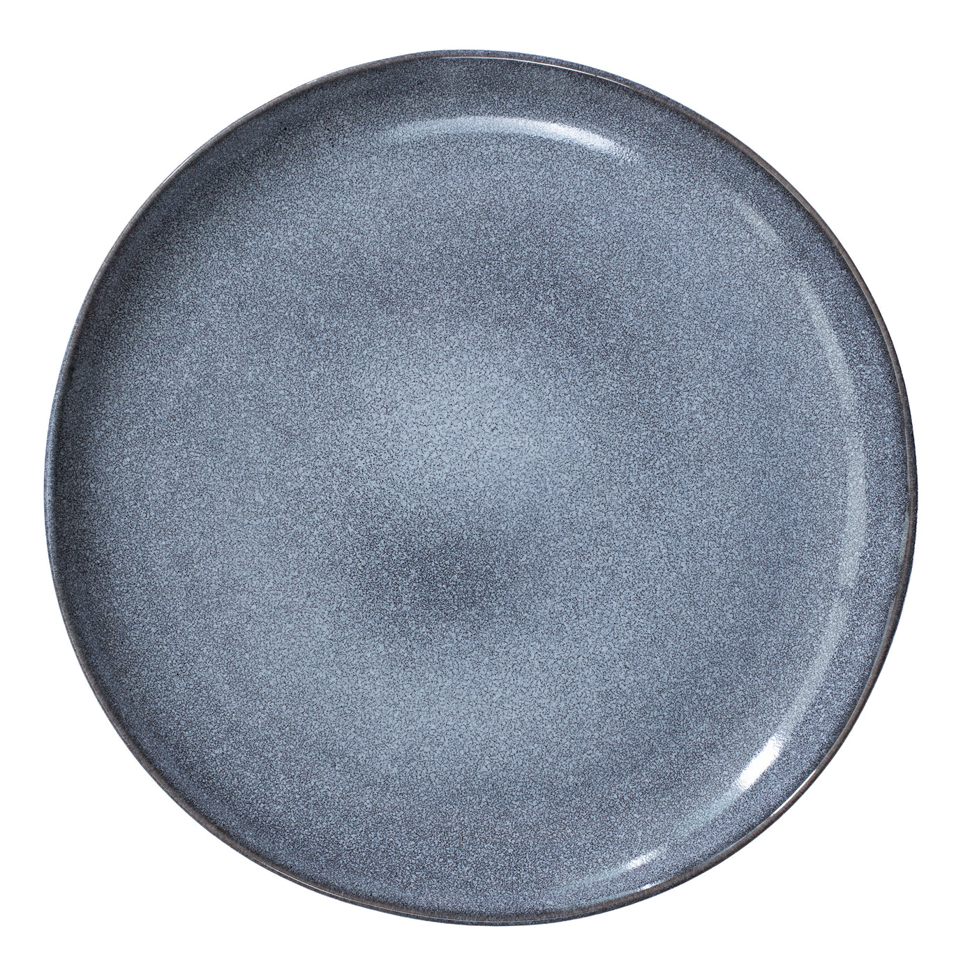 Grosser organischer Teller Blue Sand
