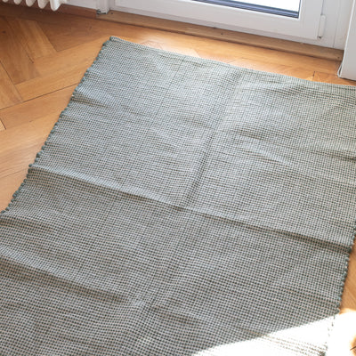 Yan – Farbiger Jute Teppich in Grün (100x160cm)