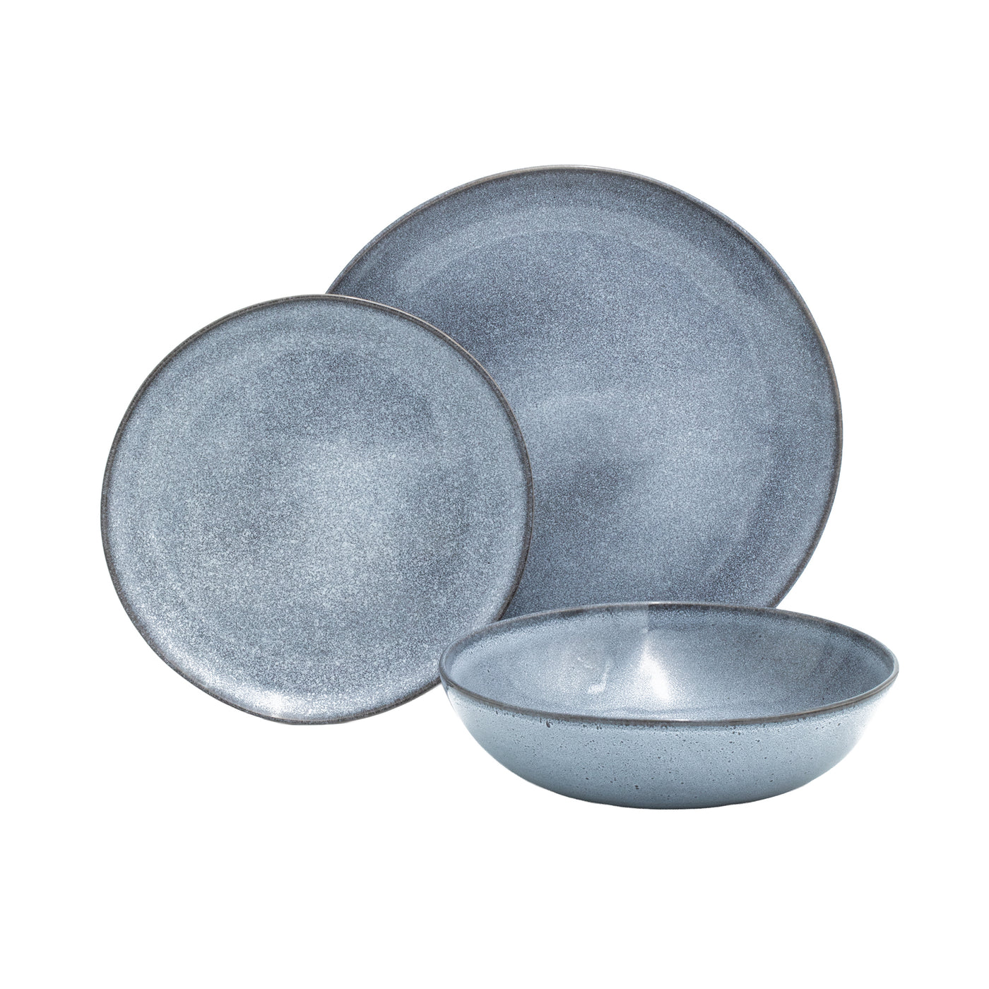 Pasta Geschirr Set Blue Sand 12-teilig
