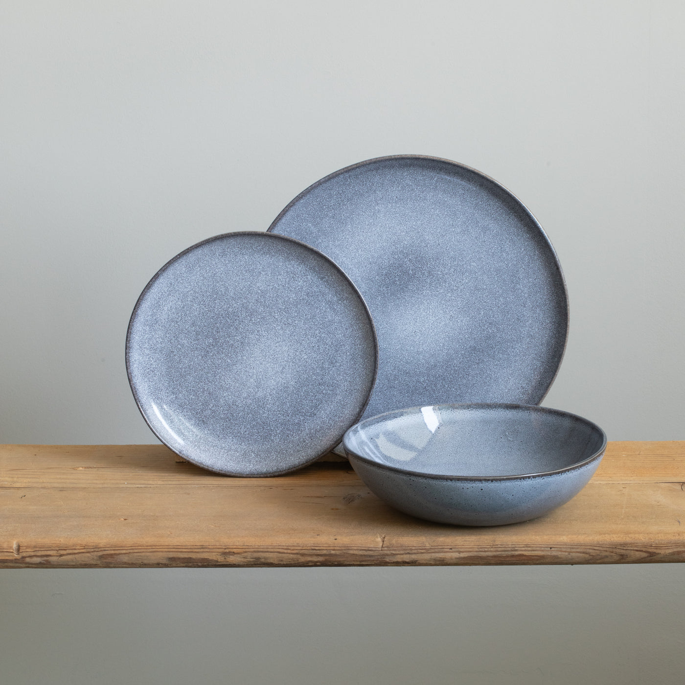 Pasta Geschirr Set Blue Sand 12-teilig