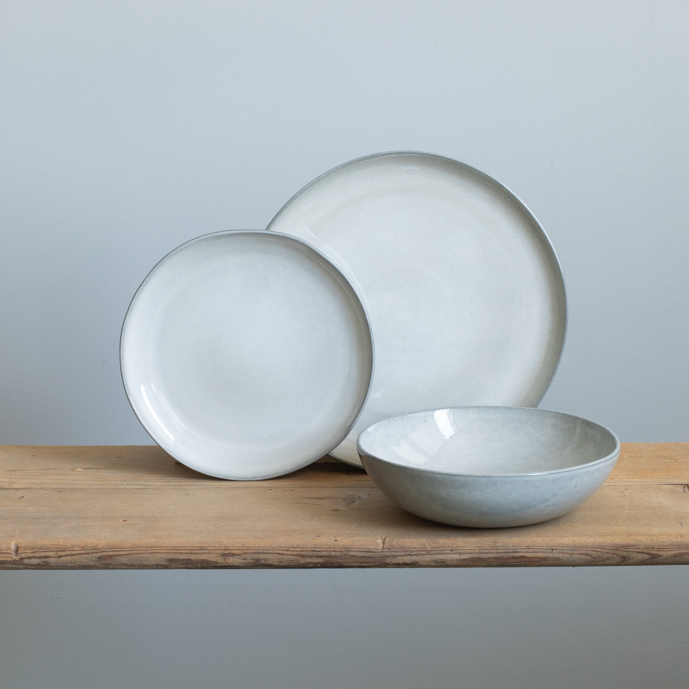 Pasta tableware set Midnight Grey 12-piece