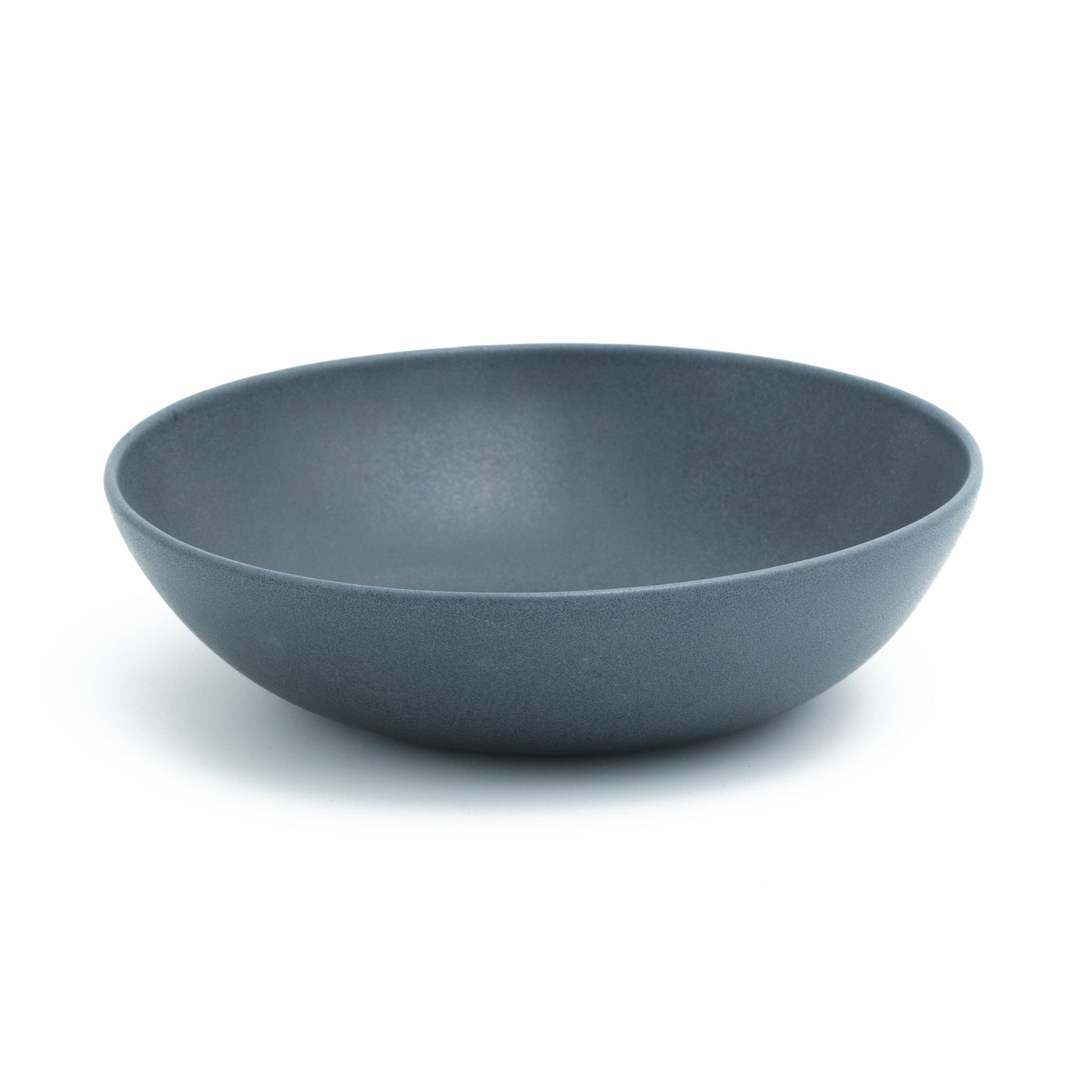 Grosser runder Pasta Teller Matte Black