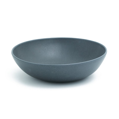 Grosser runder Pasta Teller Matte Black