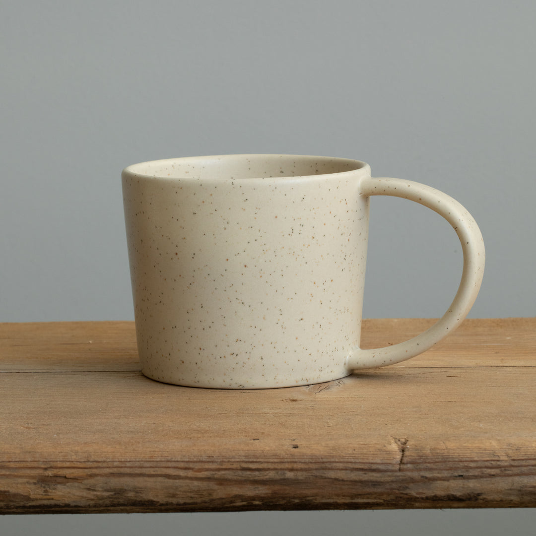 Grosse Tee Tasse Speckled Beige