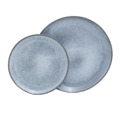 Teller Set Blue Sand 8-teilig